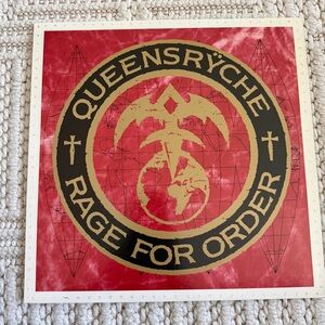 Queensryche Rage for Order Vinyl LP Original Pressing 1986 No UPC Code On Lp VG+